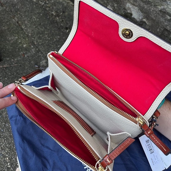 Dooney & Bourke Hunter Crossbody Bag in Bone - Picture 3 of 6
